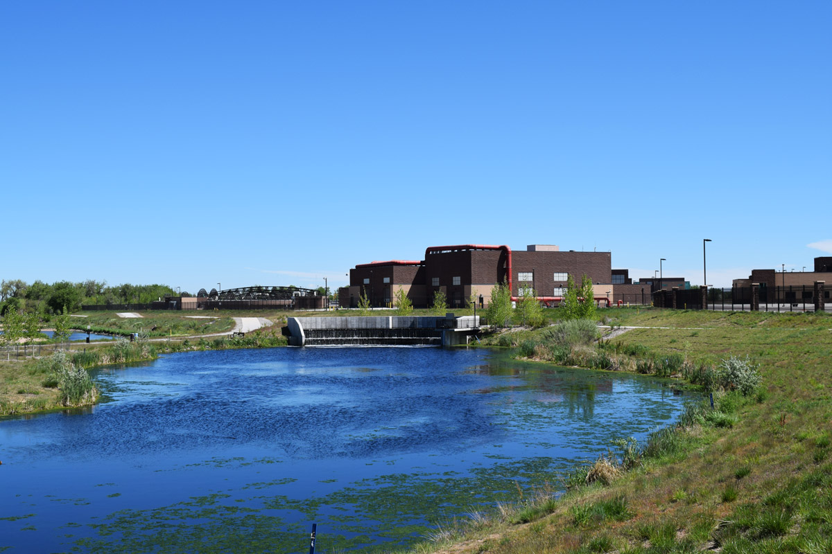 Outfalls at the Northern Treatment Plant