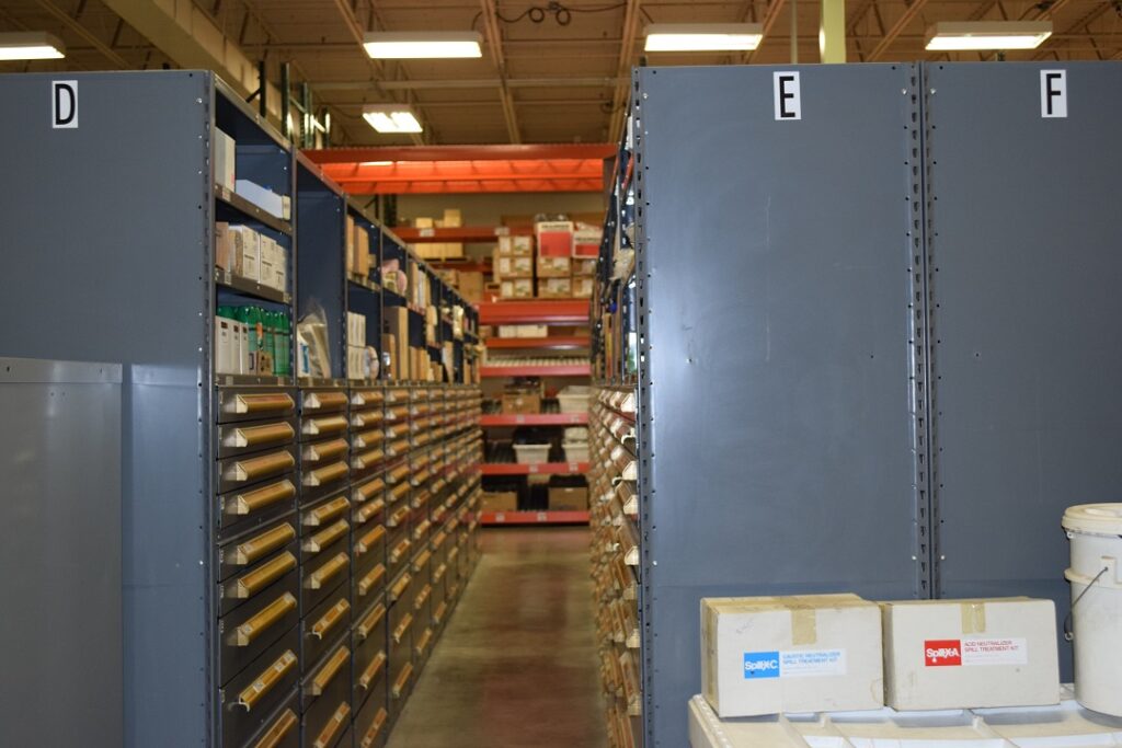 Warehouse Cabinets And Shelves January 2022 1024x683