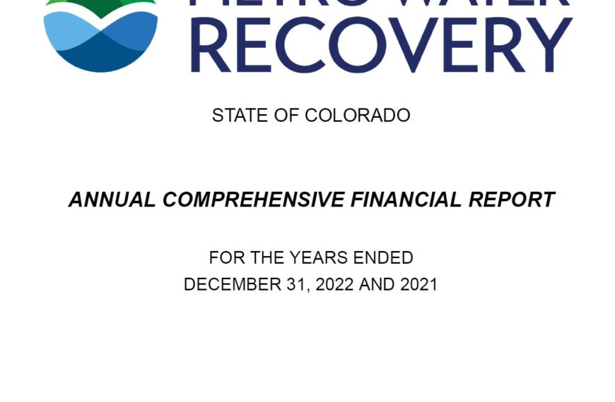 Annual Comprehensive Financial Report, Years Ended 2022 and 2021