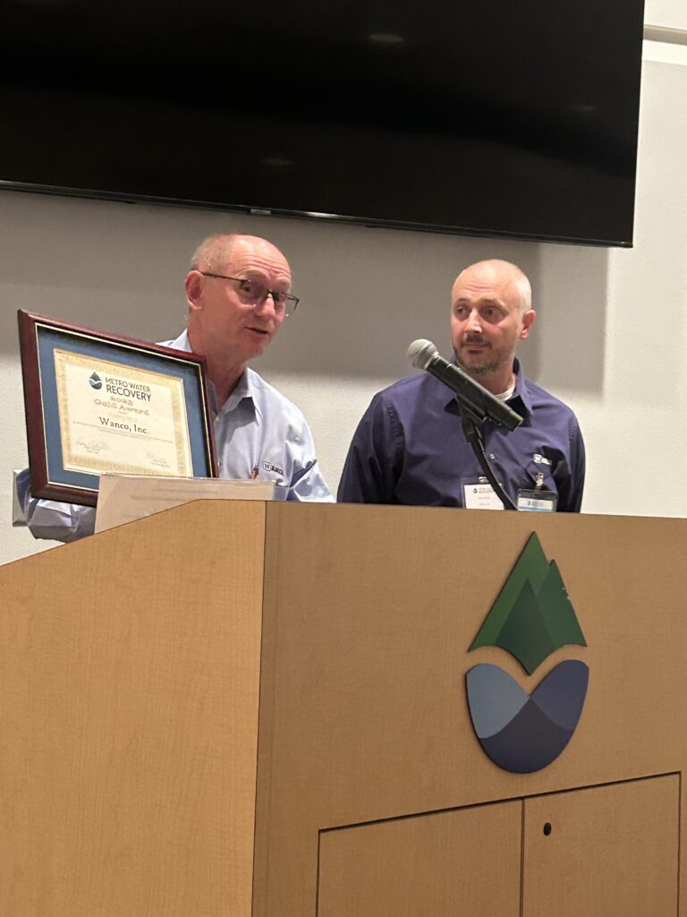 Wanco members gives a quick thank you speech