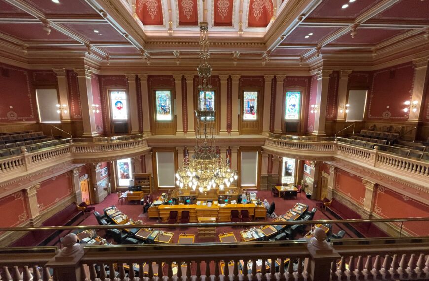 Colorado state capitol Senate Chamber