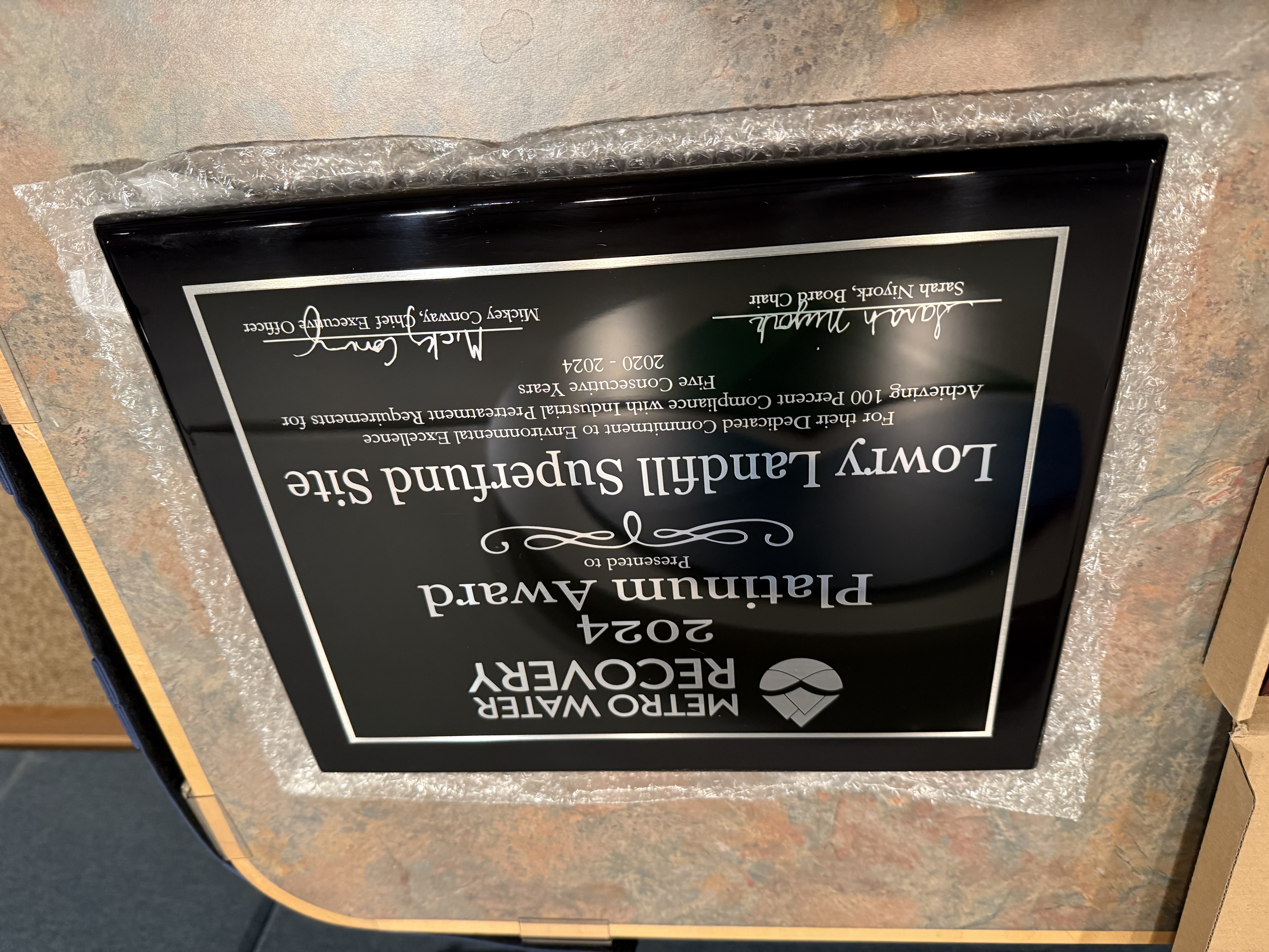 Platinum Award