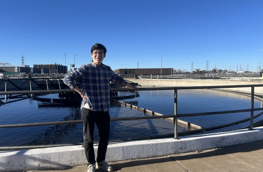 PHD student Michael Evans at Robert W. Hite treatment facility