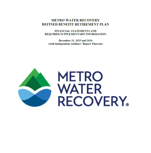 Metro Water Recovery Defined Benefit Retirement Plan