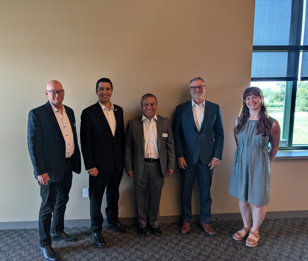 The panel of participants included Rep Gabe Evans, Metro CEO Mickey Conway, Aurora Water GM Marshall Brown, South Adams Water District Manager Abel Moreno.