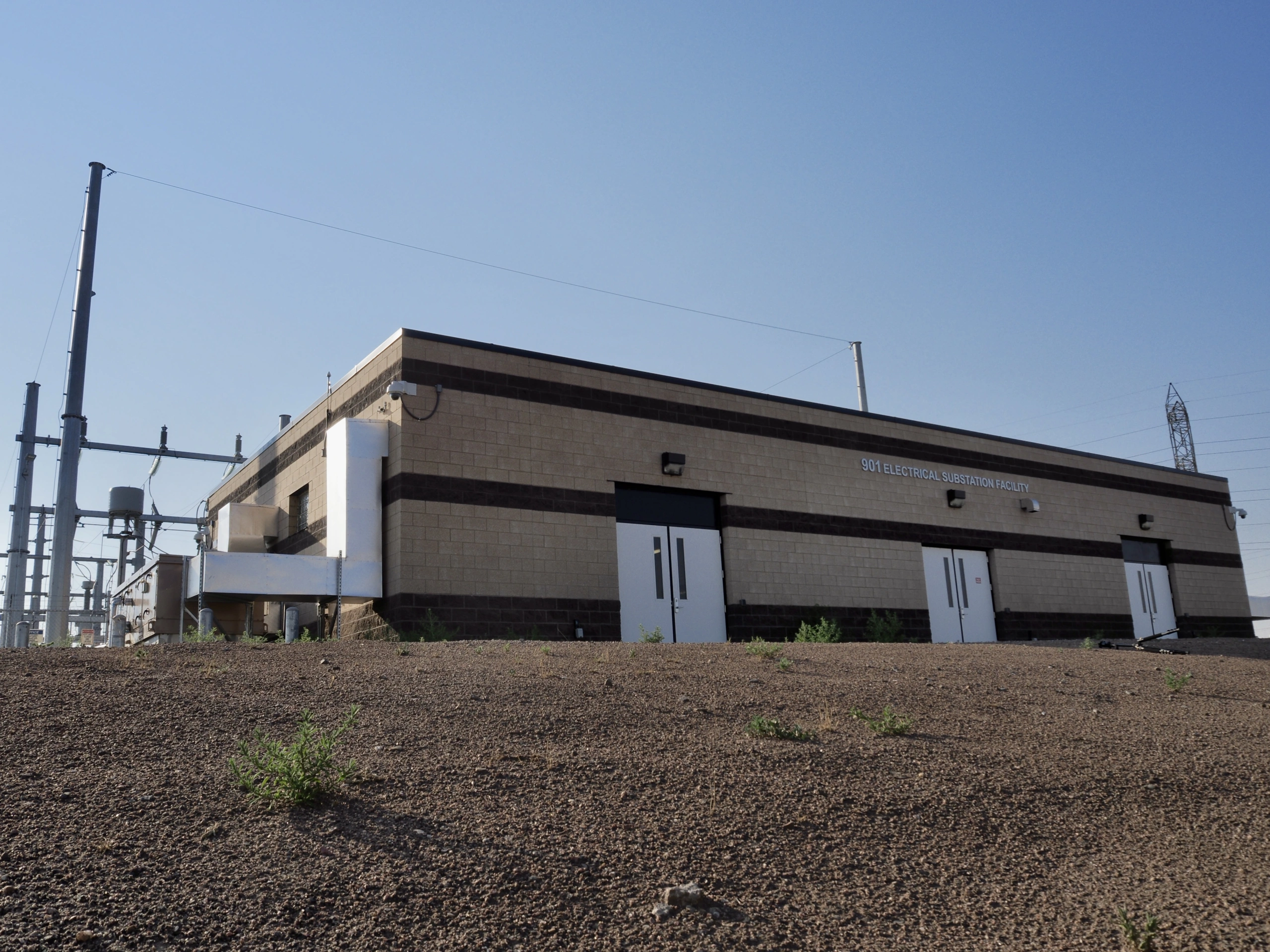 Power station as seen from north side